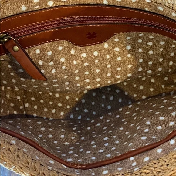 NWT Raffia Lucky Brand bucket purse - Picture 4 of 11